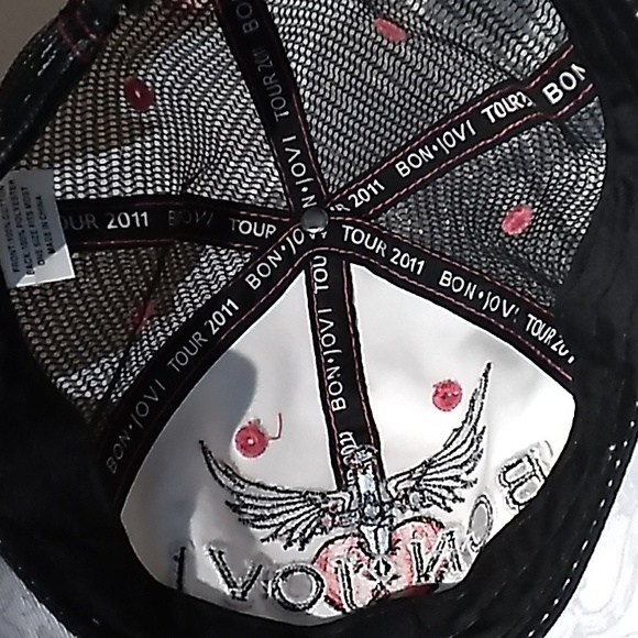 Bon Jovi Greatest Hits 2011 Concert Tour Trucker Hat - Picture 5 of 5